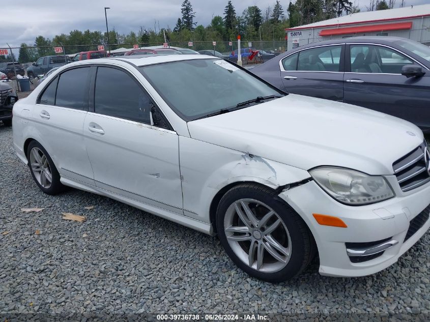 2014 Mercedes-Benz C 250 Luxury/Sport VIN: WDDGF4HB4ER304905 Lot: 39736738