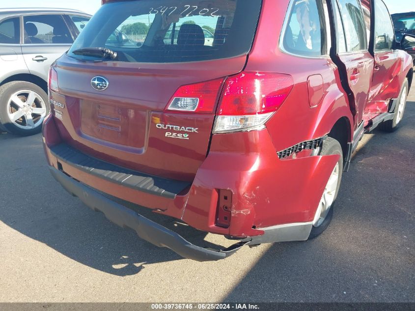 2012 Subaru Outback 2.5I VIN: 4S4BRBAC6C3300689 Lot: 39736745