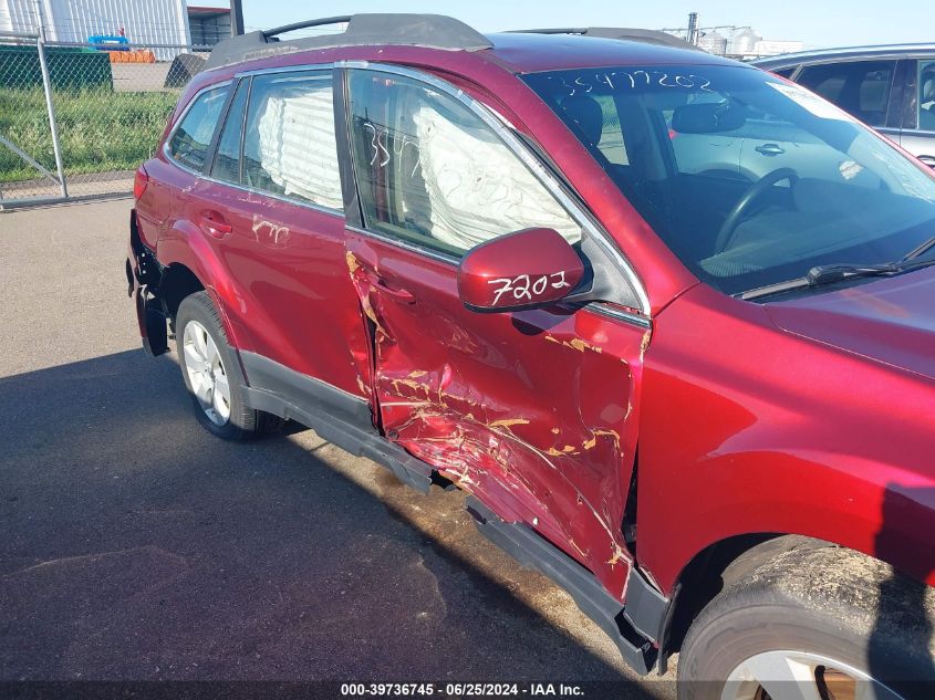2012 Subaru Outback 2.5I VIN: 4S4BRBAC6C3300689 Lot: 39736745