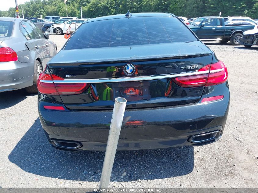 2019 BMW 750I xDrive VIN: WBA7F2C50KB239844 Lot: 39736750