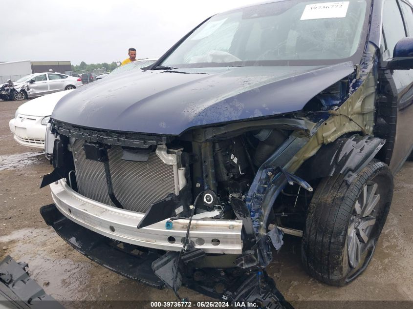 2022 Honda Pilot Awd Ex-L VIN: 5FNYF6H54NB035413 Lot: 39736772