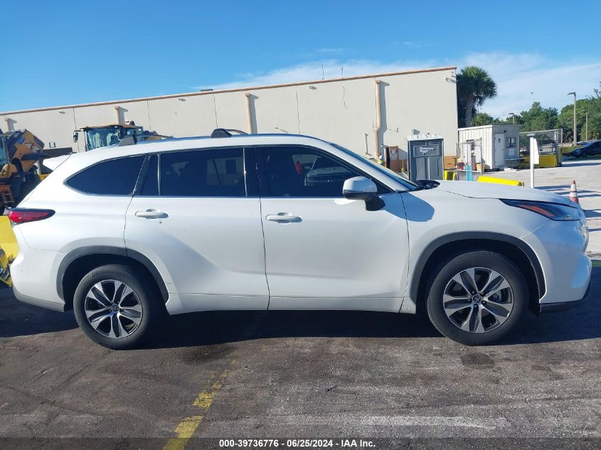 2021 Toyota Highlander Hybrid Xle VIN: 5TDGARAH3MS507014 Lot: 39736776