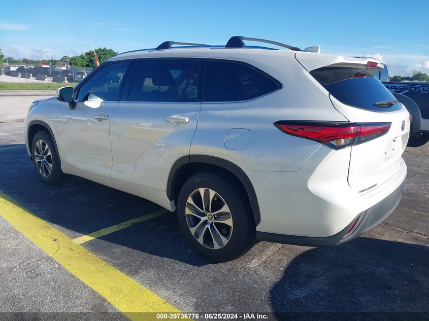 2021 Toyota Highlander Hybrid Xle VIN: 5TDGARAH3MS507014 Lot: 39736776