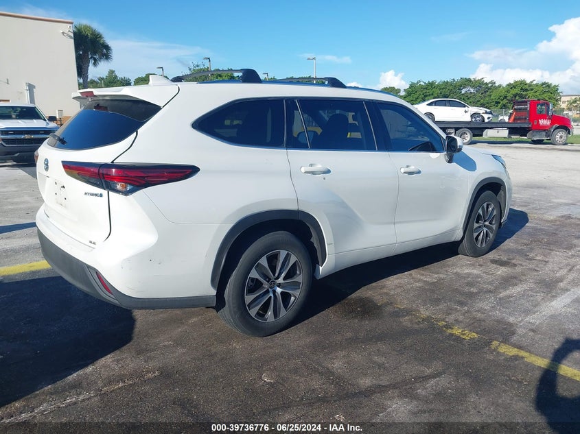 2021 Toyota Highlander Hybrid Xle VIN: 5TDGARAH3MS507014 Lot: 39736776