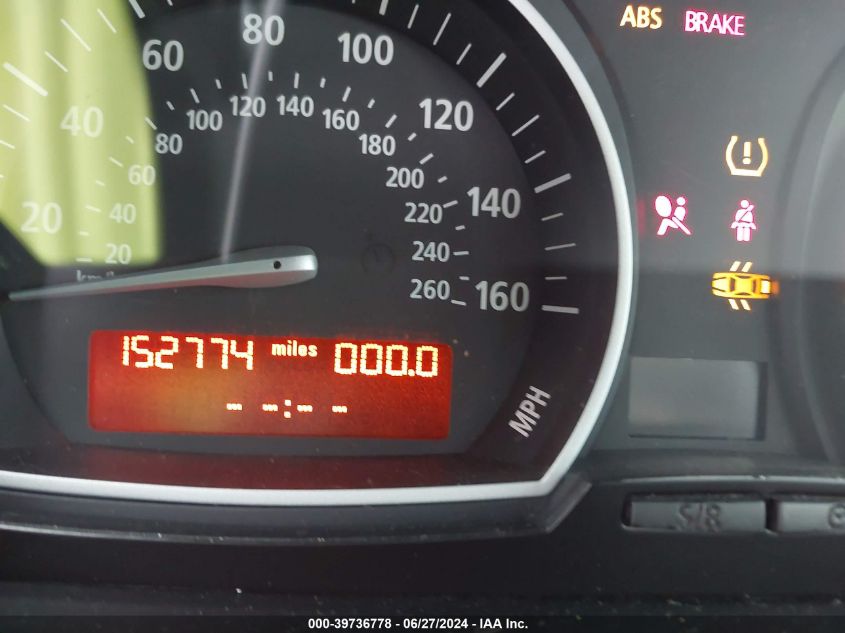 2008 BMW X3 3.0Si VIN: WBXPC93468WJ19952 Lot: 39736778