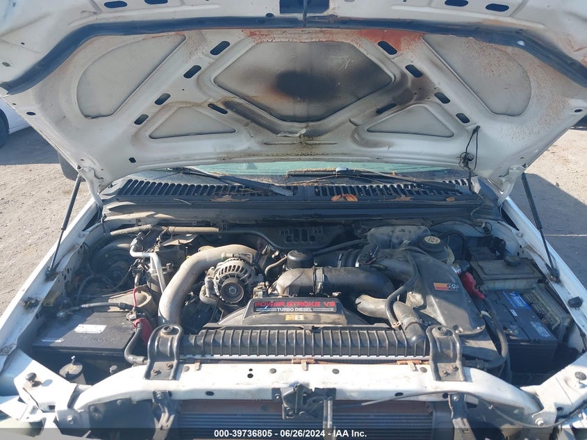 2004 Ford F250 Super Duty VIN: 1FTNW21P64EC99790 Lot: 39736805