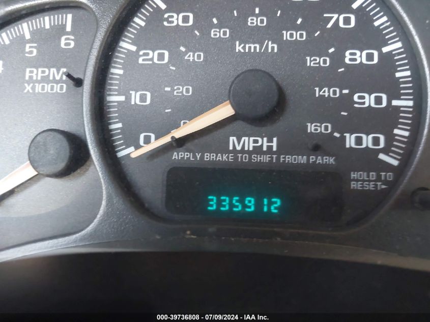 2002 Chevrolet Tahoe Z71 VIN: 1GNEK13Z42R307435 Lot: 39736808