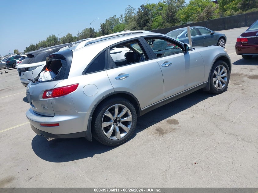 2004 Infiniti Fx35 VIN: JNRAS08W34X210676 Lot: 39736811