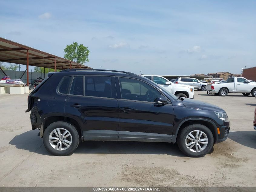 2015 Volkswagen Tiguan S VIN: WVGAV7AX7FW615687 Lot: 39736884