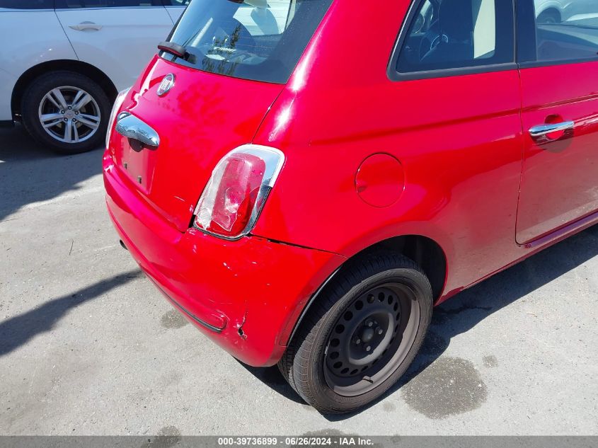 2015 Fiat 500 Pop VIN: 3C3CFFAR9FT625539 Lot: 39736899