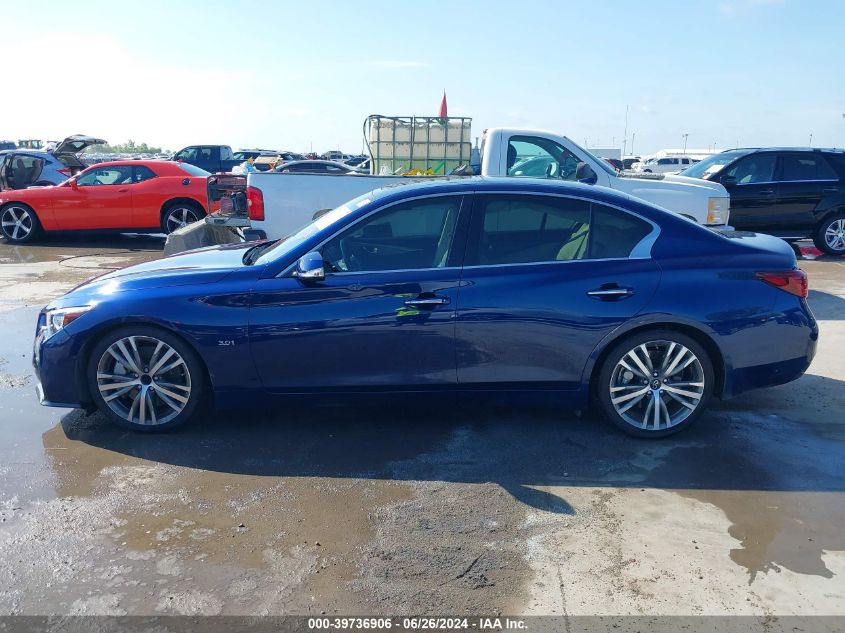 2019 Infiniti Q50 3.0T Sport VIN: JN1EV7AP7KM542836 Lot: 39736906