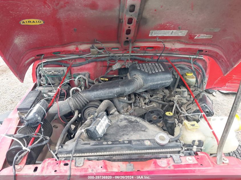 1999 Jeep Wrangler Se VIN: 1J4FY29PXXP409102 Lot: 39736920