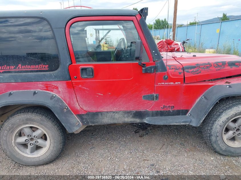 1999 Jeep Wrangler Se VIN: 1J4FY29PXXP409102 Lot: 39736920