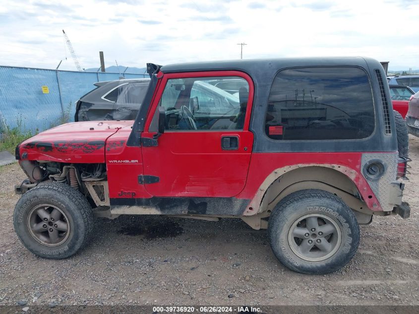 1999 Jeep Wrangler Se VIN: 1J4FY29PXXP409102 Lot: 39736920