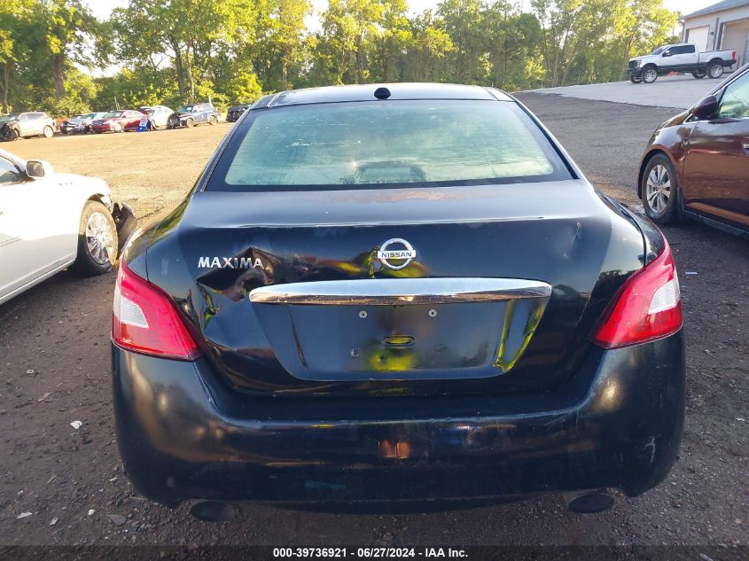2010 Nissan Maxima S/Sv VIN: 1N4AA5AP9AC874489 Lot: 39736921