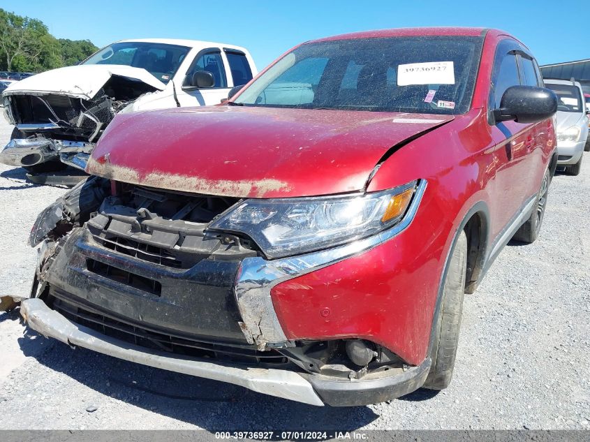 2017 Mitsubishi Outlander Es VIN: JA4AZ2A36HZ000620 Lot: 39736927