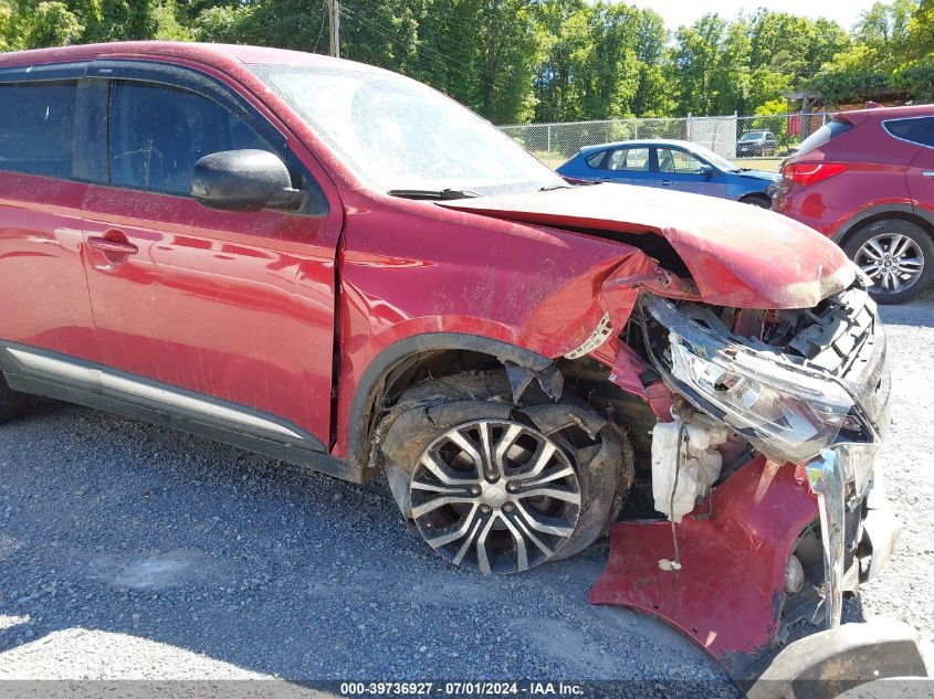 2017 Mitsubishi Outlander Es VIN: JA4AZ2A36HZ000620 Lot: 39736927