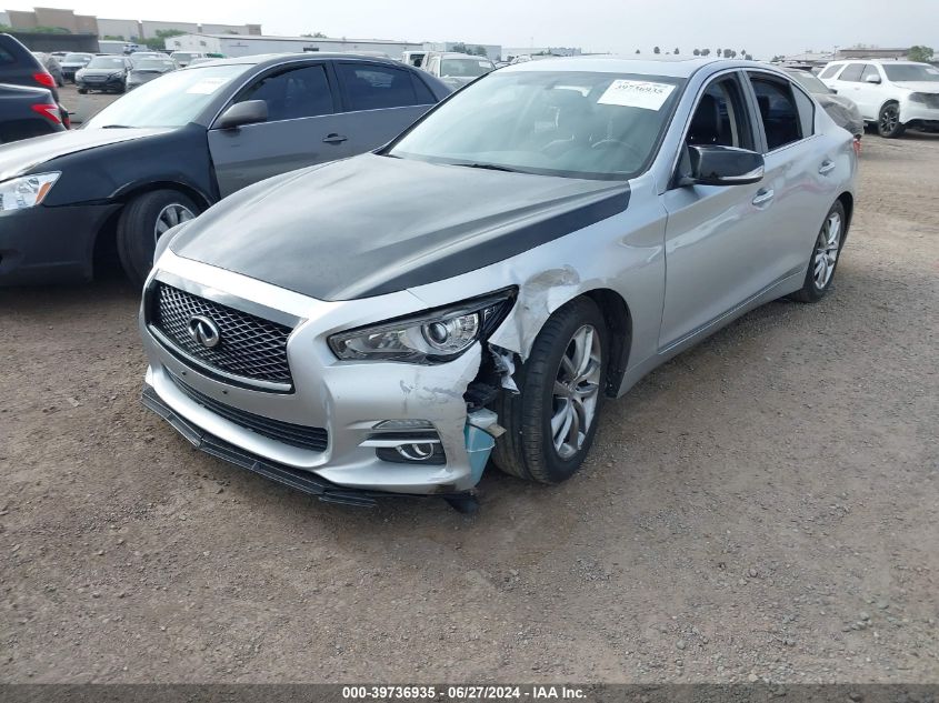 2015 Infiniti Q50 Premium/Sport VIN: JN1BV7AP8FM336837 Lot: 39736935