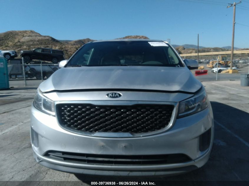 2017 Kia Sedona Lx VIN: KNDMB5C14H6233479 Lot: 39736938