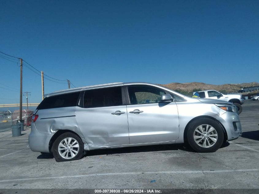 2017 Kia Sedona Lx VIN: KNDMB5C14H6233479 Lot: 39736938