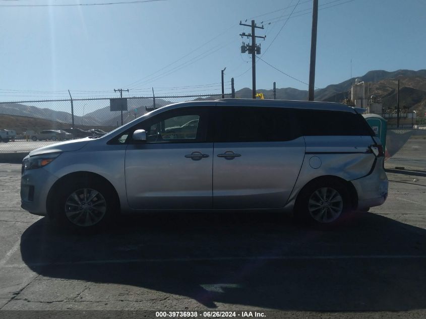 2017 Kia Sedona Lx VIN: KNDMB5C14H6233479 Lot: 39736938