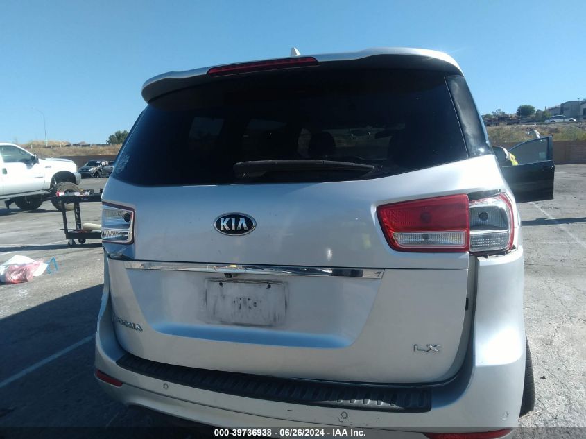 2017 Kia Sedona Lx VIN: KNDMB5C14H6233479 Lot: 39736938