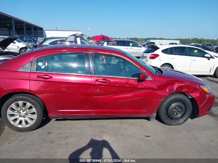 2014 Chrysler 200 Lx VIN: 1C3CCBAB5EN124330 Lot: 39736946