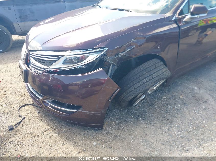 2013 Lincoln Mkz VIN: 3LN6L2G9XDR809105 Lot: 39736977