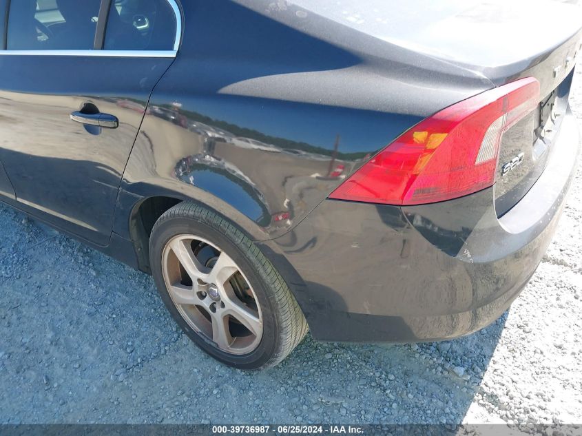2012 Volvo S60 T5 VIN: YV1622FS3C2122301 Lot: 39736987