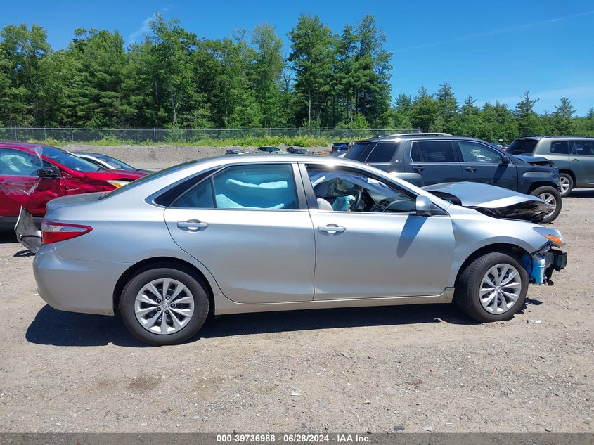 2016 Toyota Camry Le VIN: 4T4BF1FK8GR566711 Lot: 39736988