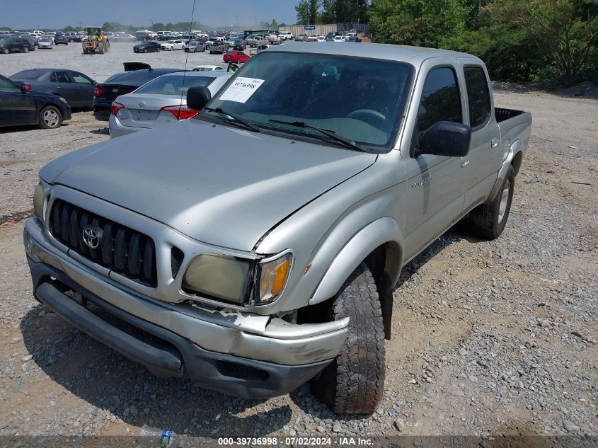 2002 Toyota Tacoma Prerunner V6 VIN: 5TEGN92N22Z079476 Lot: 39736998