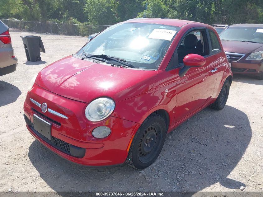 2013 Fiat 500 Pop VIN: 3C3CFFARXDT513863 Lot: 39737046