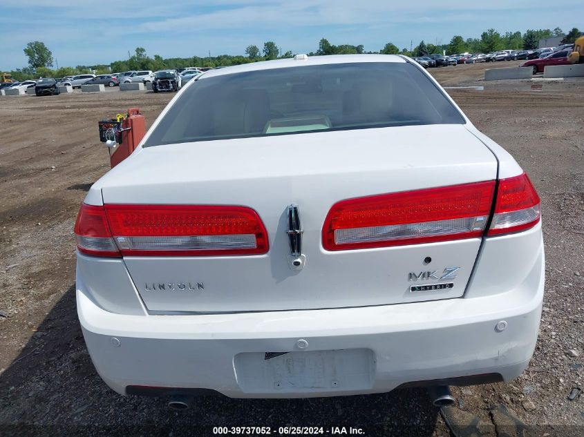 2011 Lincoln Mkz Hybrid VIN: 3LNDL2L35BR774236 Lot: 39737052