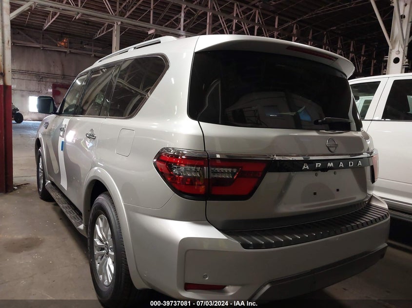 2024 Nissan Armada Sv 4Wd VIN: JN8AY2AD4R9709621 Lot: 39737081