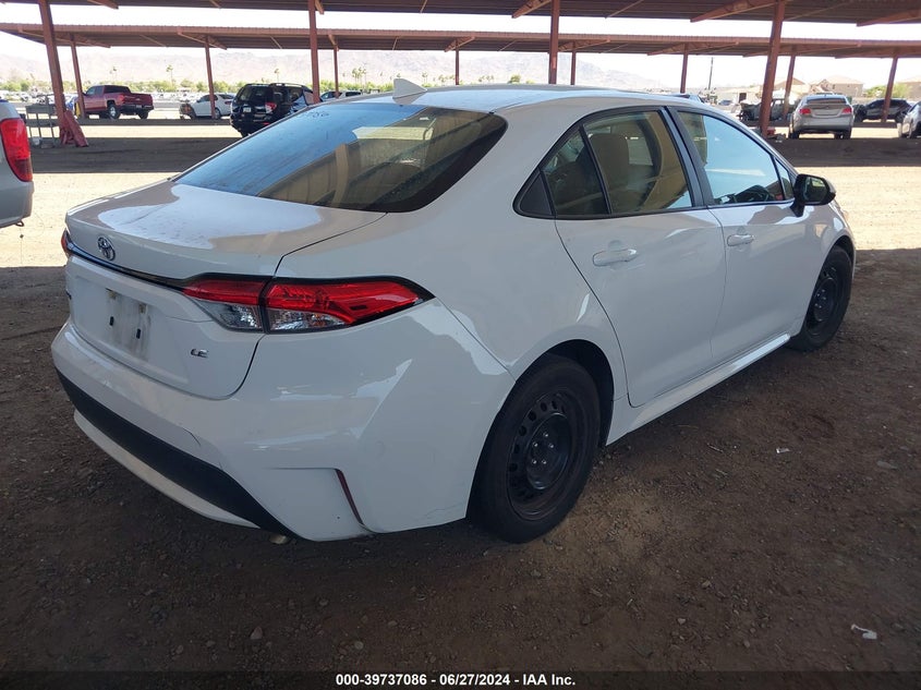 2020 TOYOTA COROLLA VIN: 5YFEPRAE2LP097857