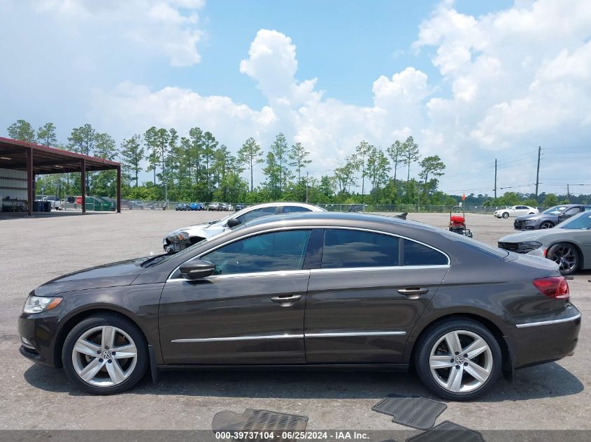 2013 Volkswagen Cc Sport VIN: WVWBP7AN8DE557934 Lot: 39737104