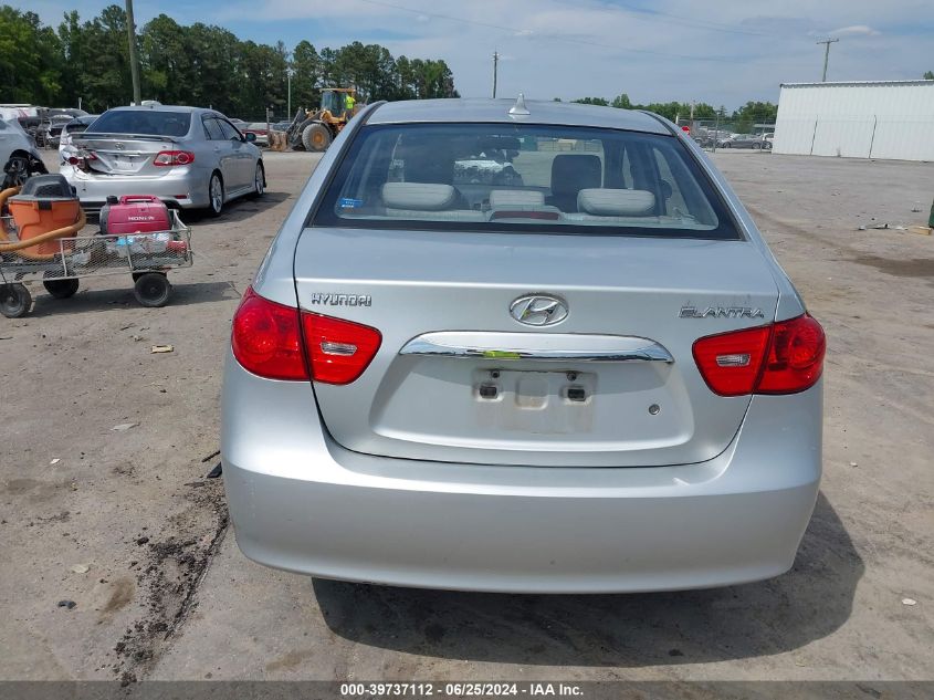 KMHDU4AD1AU972291 2010 Hyundai Elantra Gls