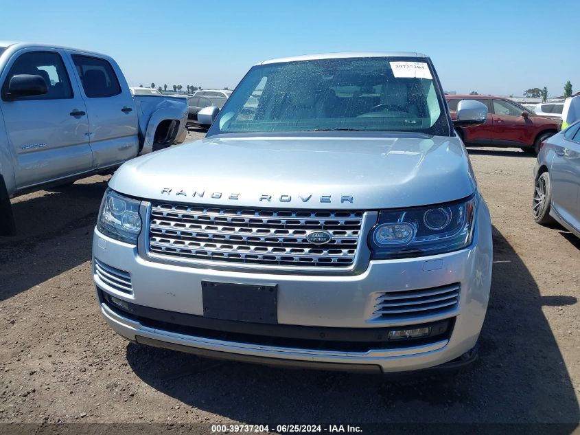 2014 Land Rover Range Rover 5.0L V8 Supercharged/5.0L V8 Supercharged Ebony Edition VIN: SALGS2TF6EA195939 Lot: 39737204