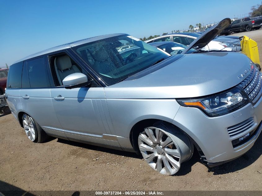 2014 Land Rover Range Rover 5.0L V8 Supercharged/5.0L V8 Supercharged Ebony Edition VIN: SALGS2TF6EA195939 Lot: 39737204