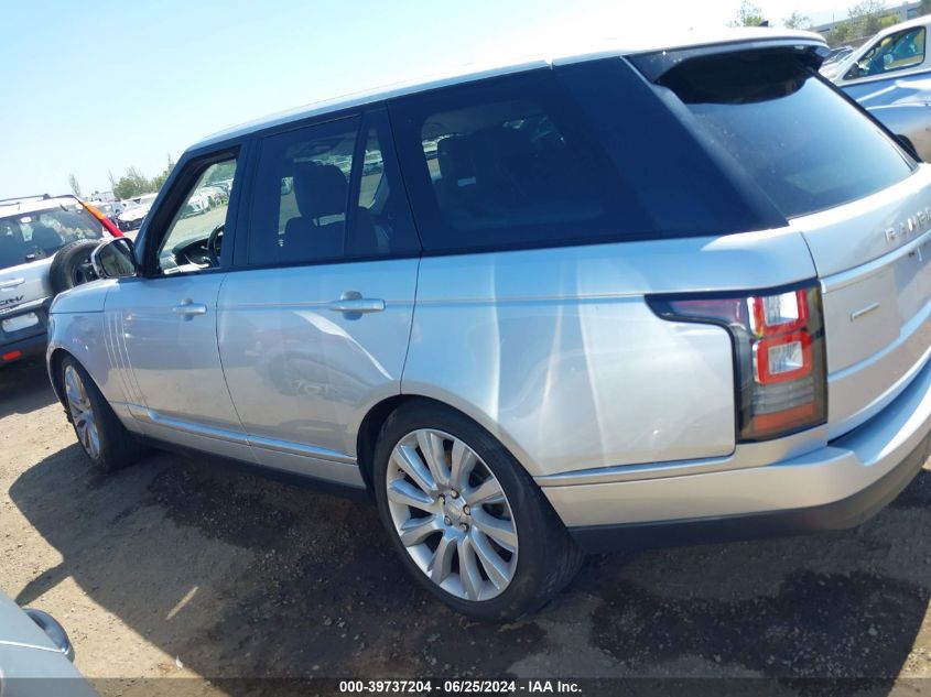 2014 Land Rover Range Rover 5.0L V8 Supercharged/5.0L V8 Supercharged Ebony Edition VIN: SALGS2TF6EA195939 Lot: 39737204