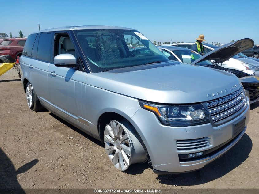 2014 Land Rover Range Rover 5.0L V8 Supercharged/5.0L V8 Supercharged Ebony Edition VIN: SALGS2TF6EA195939 Lot: 39737204