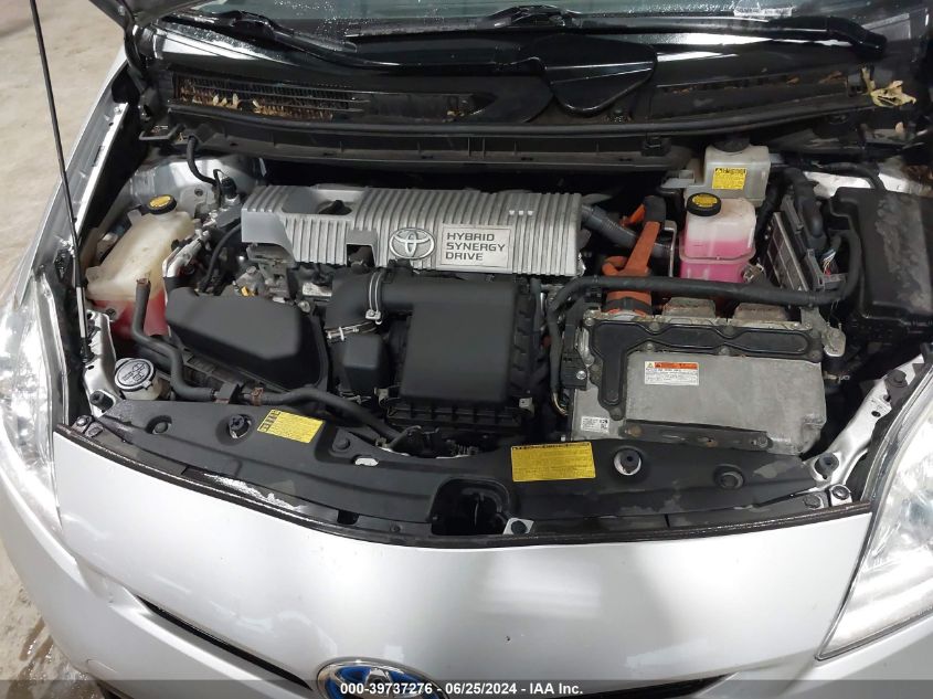 2012 Toyota Prius VIN: JTDKN3DUXC5506953 Lot: 39737276