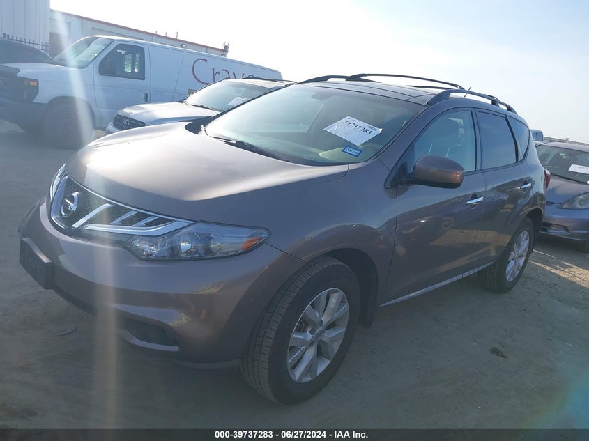 2014 NISSAN MURANO SL - JN8AZ1MU8EW405531