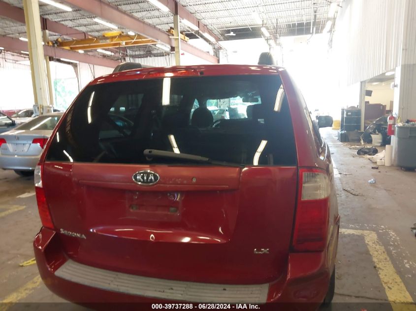 2008 Kia Sedona Lx VIN: KNDMB233586258388 Lot: 39737288