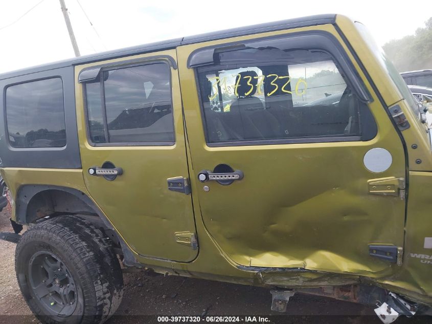 2008 Jeep Wrangler Unlimited X VIN: 1J4GA39158L530249 Lot: 39737320