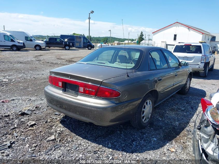 2G4WS52J951126016 | 2005 BUICK CENTURY