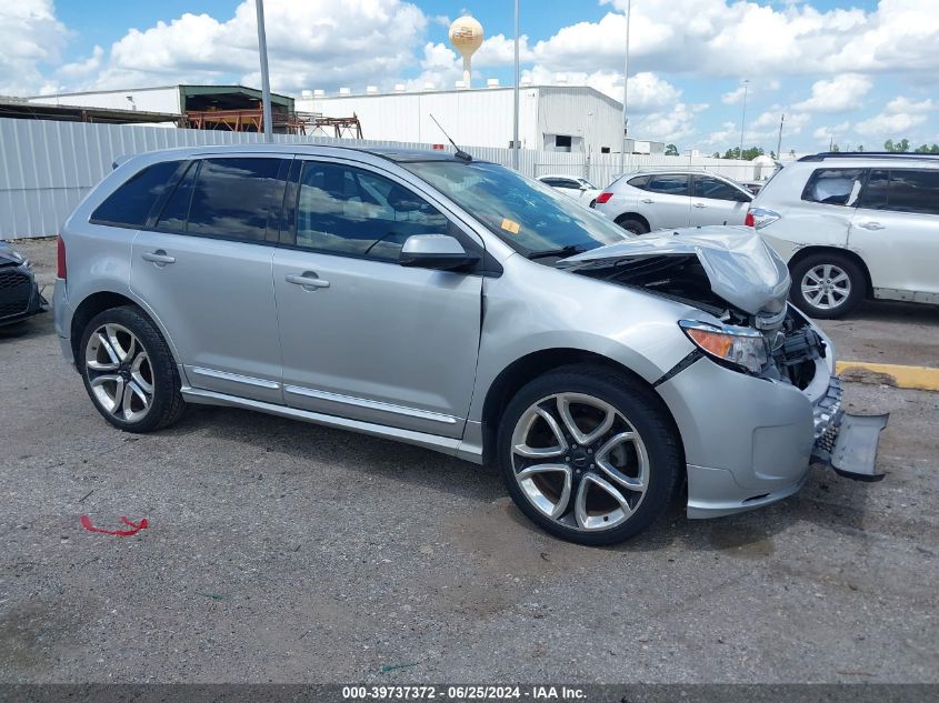2012 Ford Edge Sport VIN: 2FMDK4AK6CBA76744 Lot: 39737372