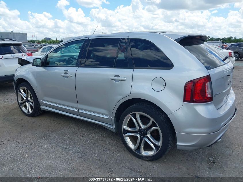 2012 Ford Edge Sport VIN: 2FMDK4AK6CBA76744 Lot: 39737372