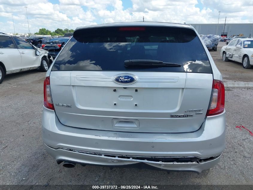 2012 Ford Edge Sport VIN: 2FMDK4AK6CBA76744 Lot: 39737372