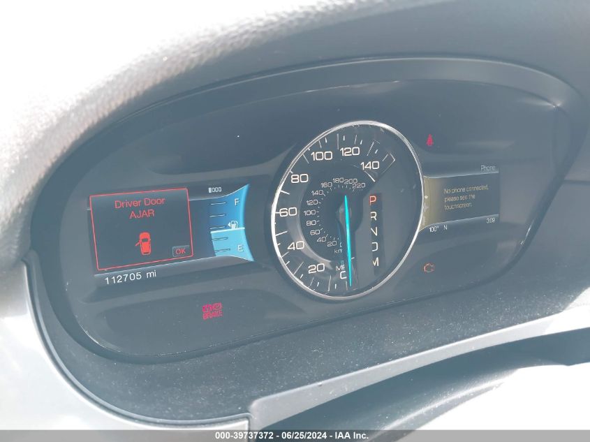 2012 Ford Edge Sport VIN: 2FMDK4AK6CBA76744 Lot: 39737372